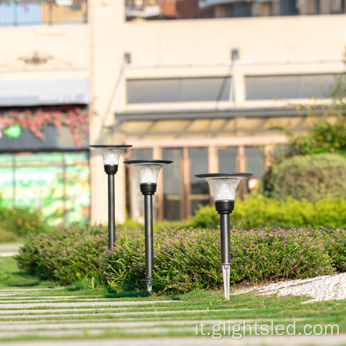 Luce solare da giardino a led con controllo impermeabile ip65 3w per esterni